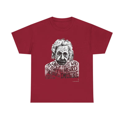 Inspirational Einstein Quote Unisex Cotton Tee