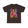 Unisex Heavy Cotton Tee - Vibrant Jimi Hendrix Graphic Tee