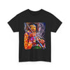 Unisex Heavy Cotton Tee - Vibrant Jimi Hendrix Graphic Tee