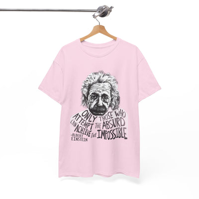 Inspirational Einstein Quote Unisex Cotton Tee