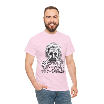 Inspirational Einstein Quote Unisex Cotton Tee