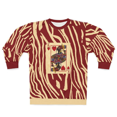 Black Royalty King of Hearts Long Sleeve T shirt
