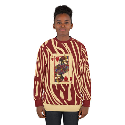 Black Royalty King of Hearts Long Sleeve T shirt