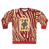 Black Royalty Queen of Hearts Long Sleeve T shirt