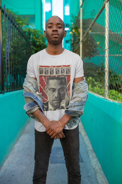 Malcolm X Inspired Tee - Powerful Statement