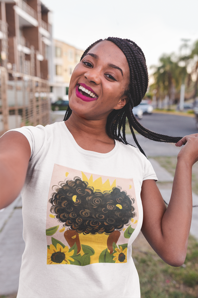 Sunflower Soul Unisex Tee - Artistic Floral Design