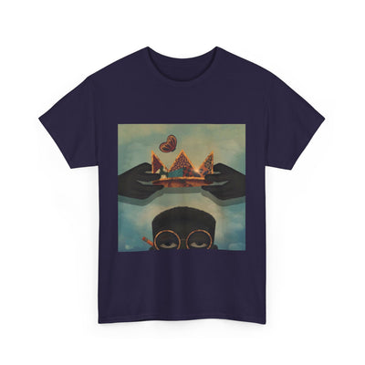 Artistic Crown and Heart Young Prince Design