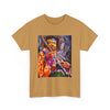 Unisex Heavy Cotton Tee - Vibrant Jimi Hendrix Graphic Tee