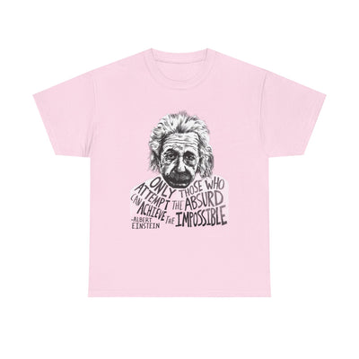 Inspirational Einstein Quote Unisex Cotton Tee