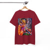 Unisex Heavy Cotton Tee - Vibrant Jimi Hendrix Graphic Tee