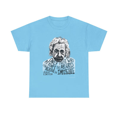 Inspirational Einstein Quote Unisex Cotton Tee