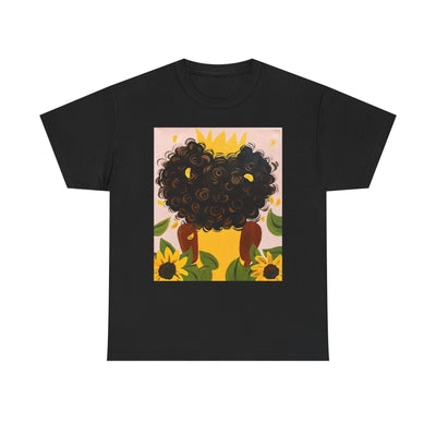 Sunflower Soul Unisex Tee - Artistic Floral Design